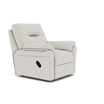 G Plan Seattle Recliner Armchair - Manual Recliner Chair Grade L - Manual Recliner — L840 Cambridge Chalk, gallery image 1