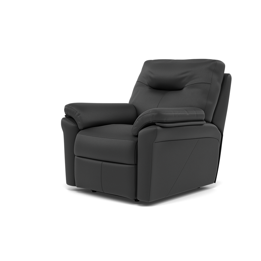 G Plan Seattle Recliner Armchair - Manual Recliner Chair Grade L - Manual Recliner — L852 Cambridge Petrol Blue, gallery image 3