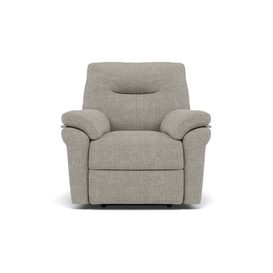 G Plan Seattle Recliner Armchair - Manual Recliner Chair Grade W - Manual Recliner Sterling Home W001 Loom Smoke 1
