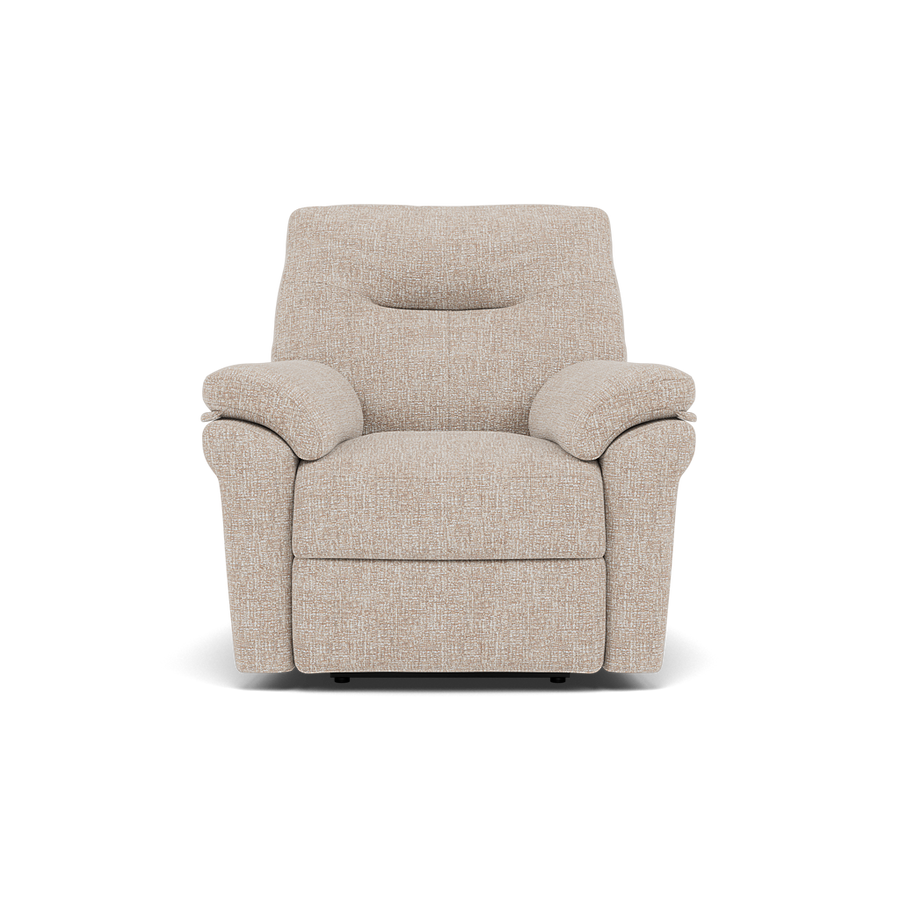 G Plan Seattle Recliner Armchair - Manual Recliner Chair Grade W - Manual Recliner Sterling Home W002 Loom Shale 2