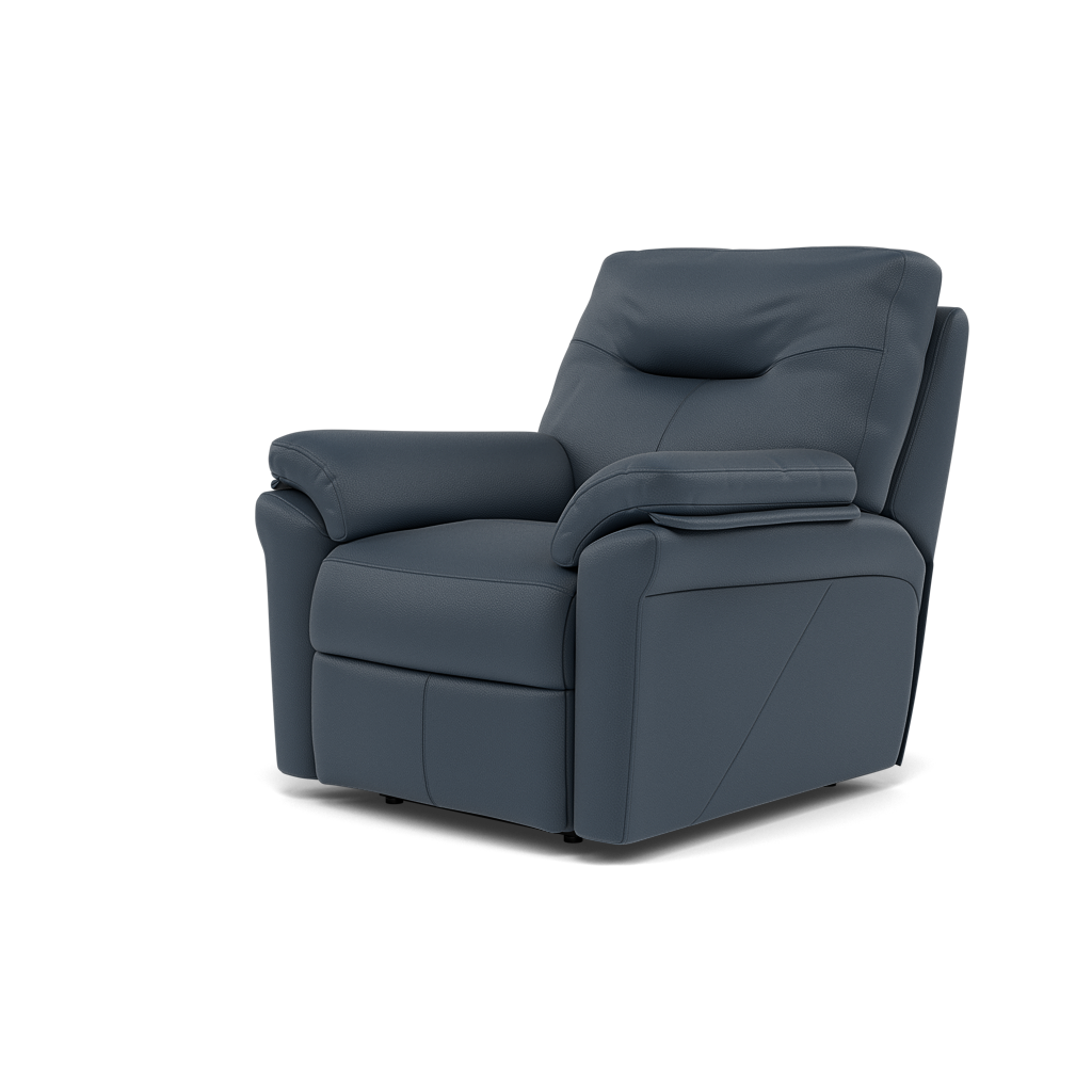 G Plan Seattle Recliner Armchair - Power Recliner Chair with USB Grade L - Power Recliner with USB — L851 Cambridge Navy, gallery image 3
