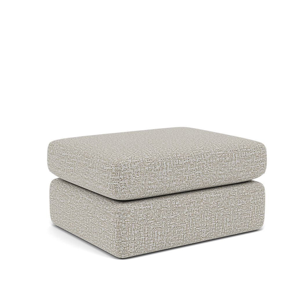 G Plan Seattle Storage Footstool - Storage Footstool Grade B — B102 Shore Oatmeal, gallery image 1