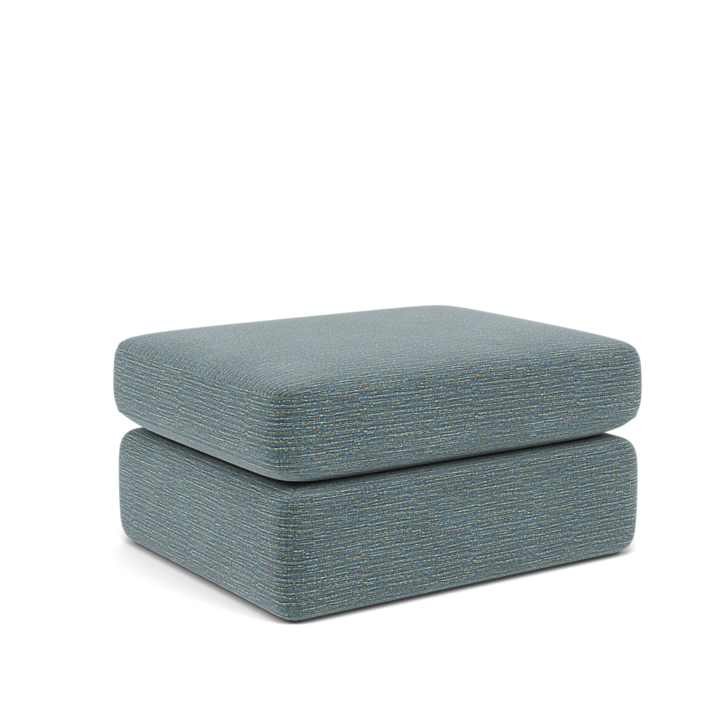 G Plan Seattle Storage Footstool - Storage Footstool Grade B — B925 Waffle Marine, gallery image 1