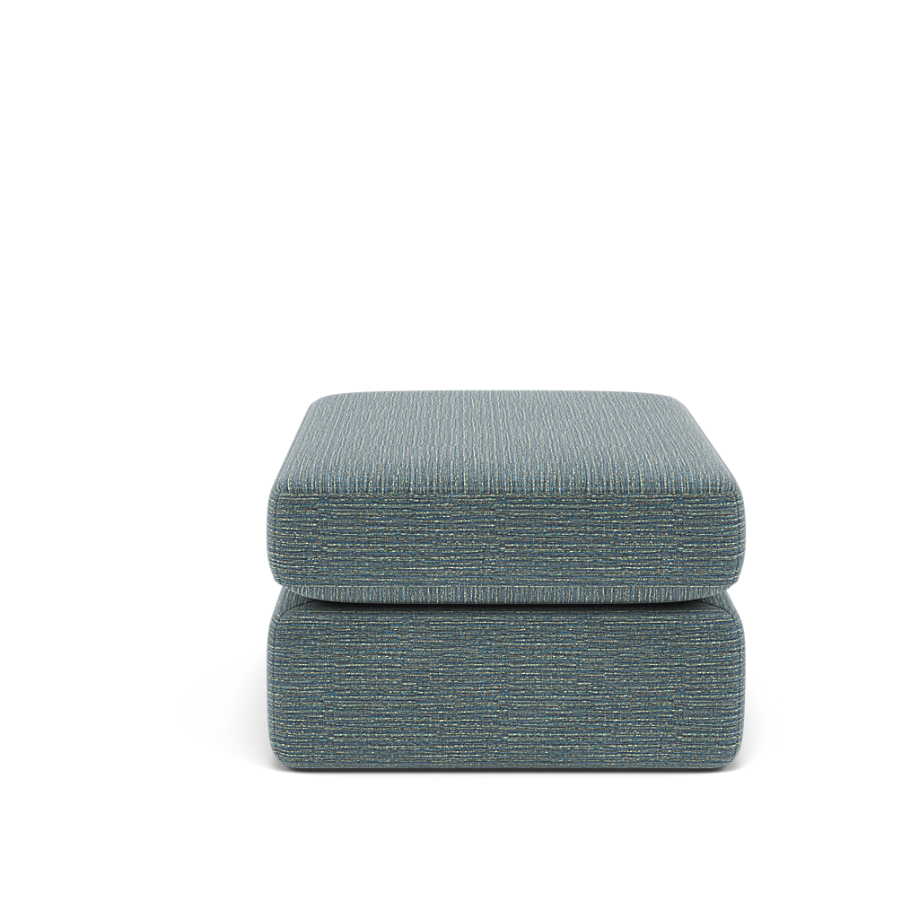 G Plan Seattle Storage Footstool - Storage Footstool Grade B — B925 Waffle Marine, gallery image 2