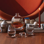 Whisky Decanter On Wooden Base - Whisky Islay Decanter 1L Clear & Walnut Base Sterling Home 2