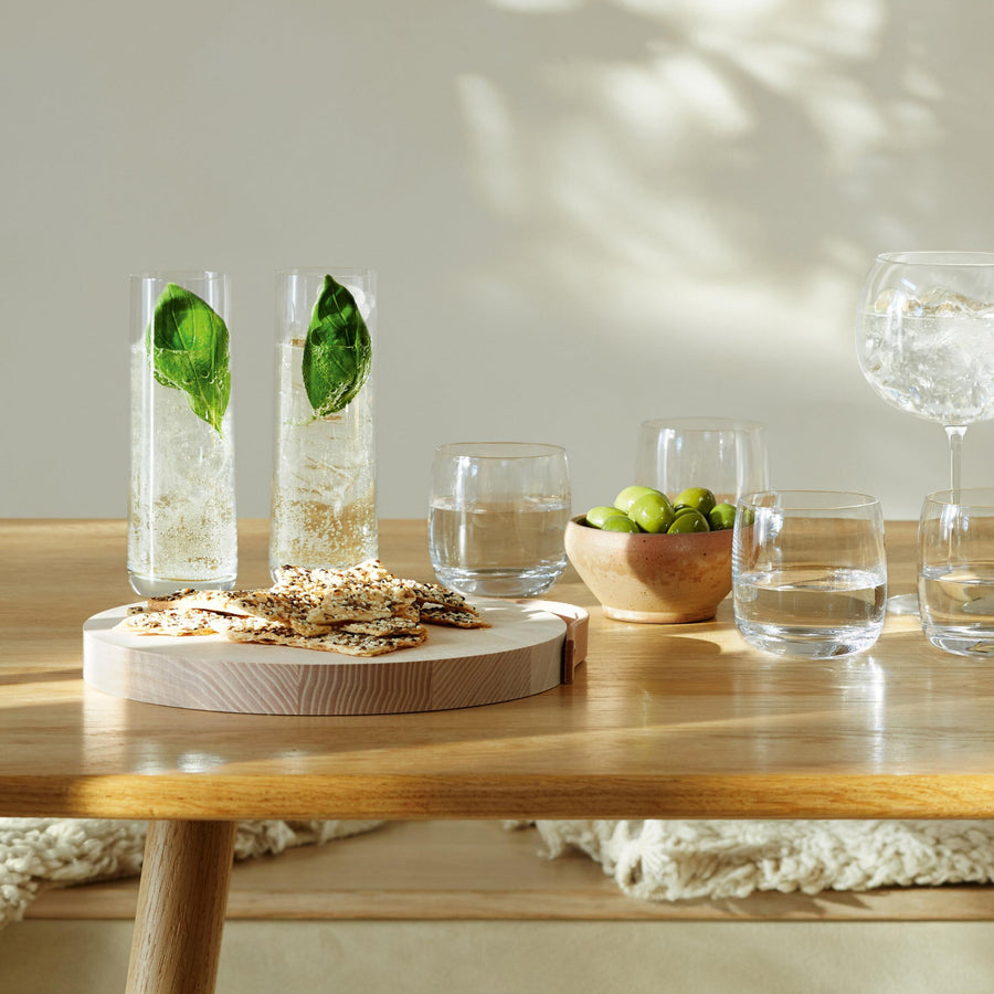 Borough Clear Highball Glass Set Of 4 - Borough Highball 420ml Clear 4 Pack Sterling Home 2