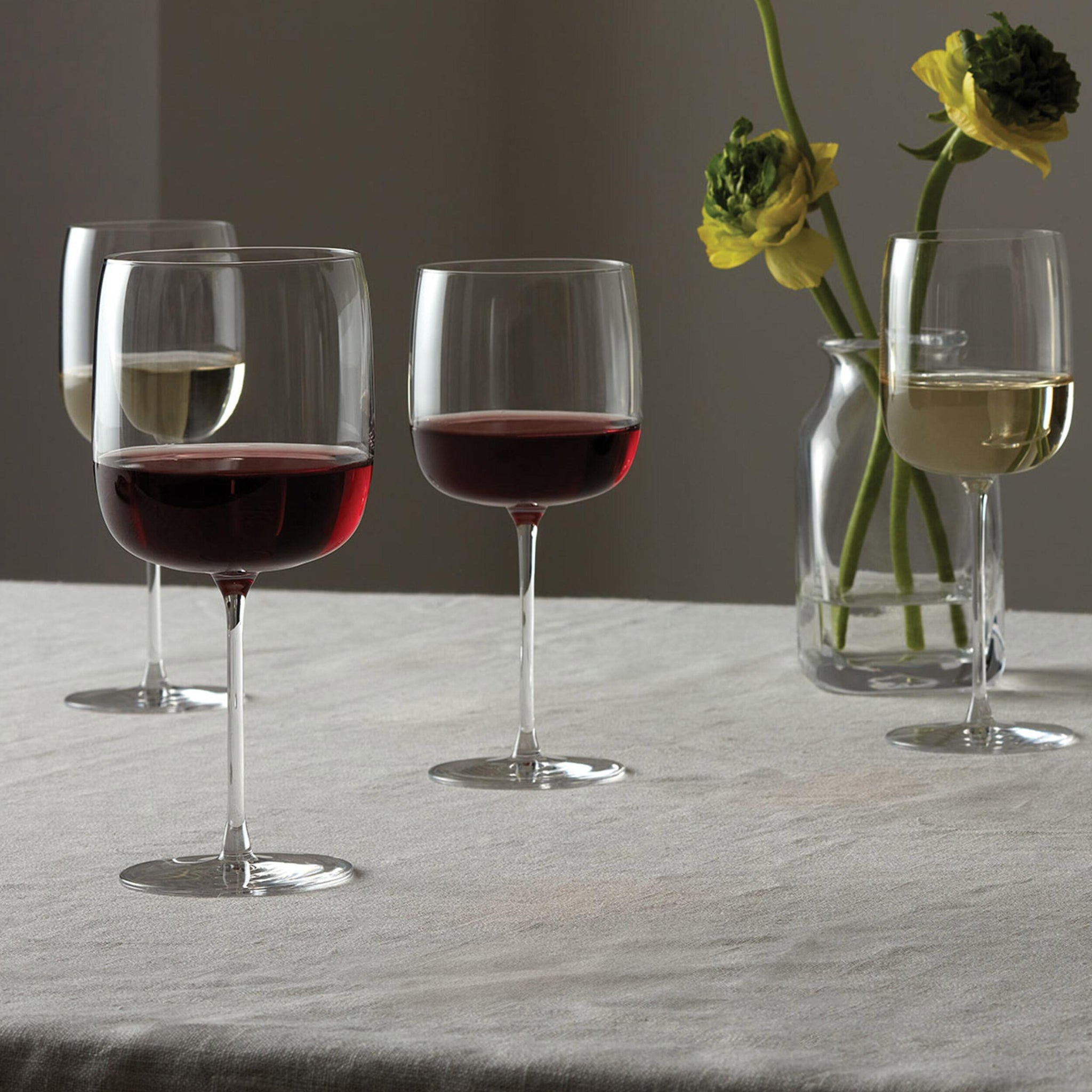 Borough Clear Wine Glass Set Of 4 - Borough Wine Glass 450ml Clear 4 Pack Sterling Home 1