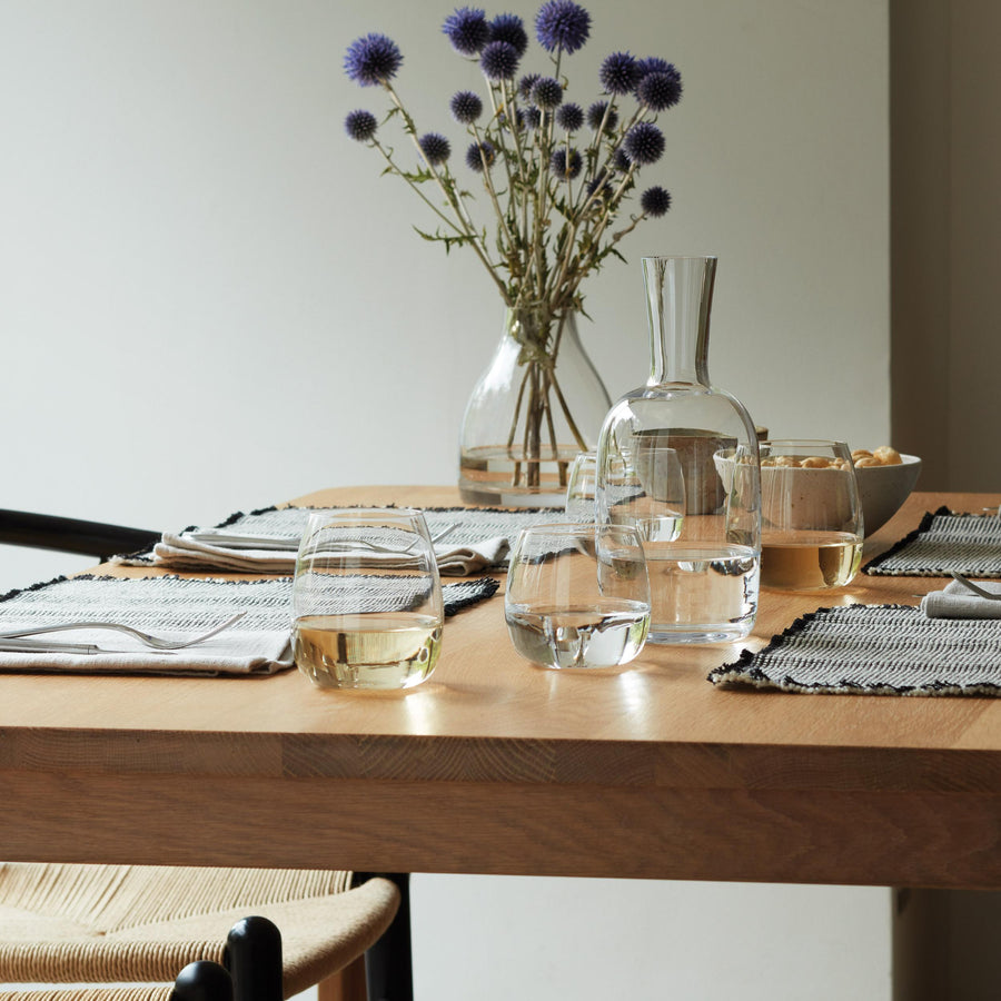 Borough Clear Stemless Glass Set Of 4 - Borough Stemless Glass 455ml Clear 4 Pack Sterling Home 2