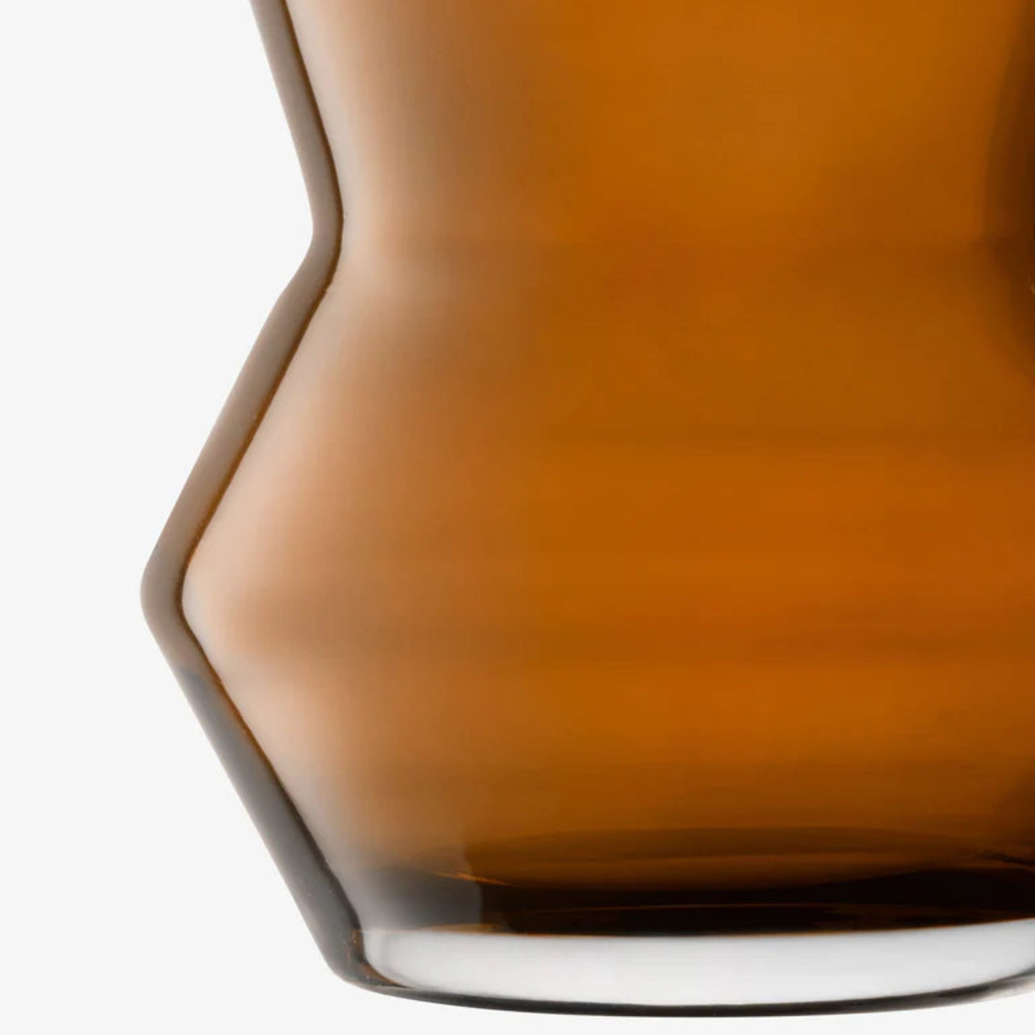 LSA Sculpt Brown Vase - Sculpt Vase Cognac 16CM Sterling Home 2