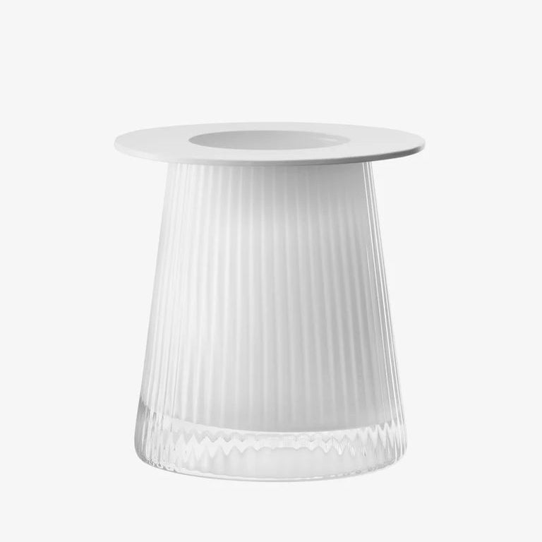 Beacon Lantern/Vase White 14CM - Beacon Lantern/Vase White/Chalk White 14CM Sterling Home 2