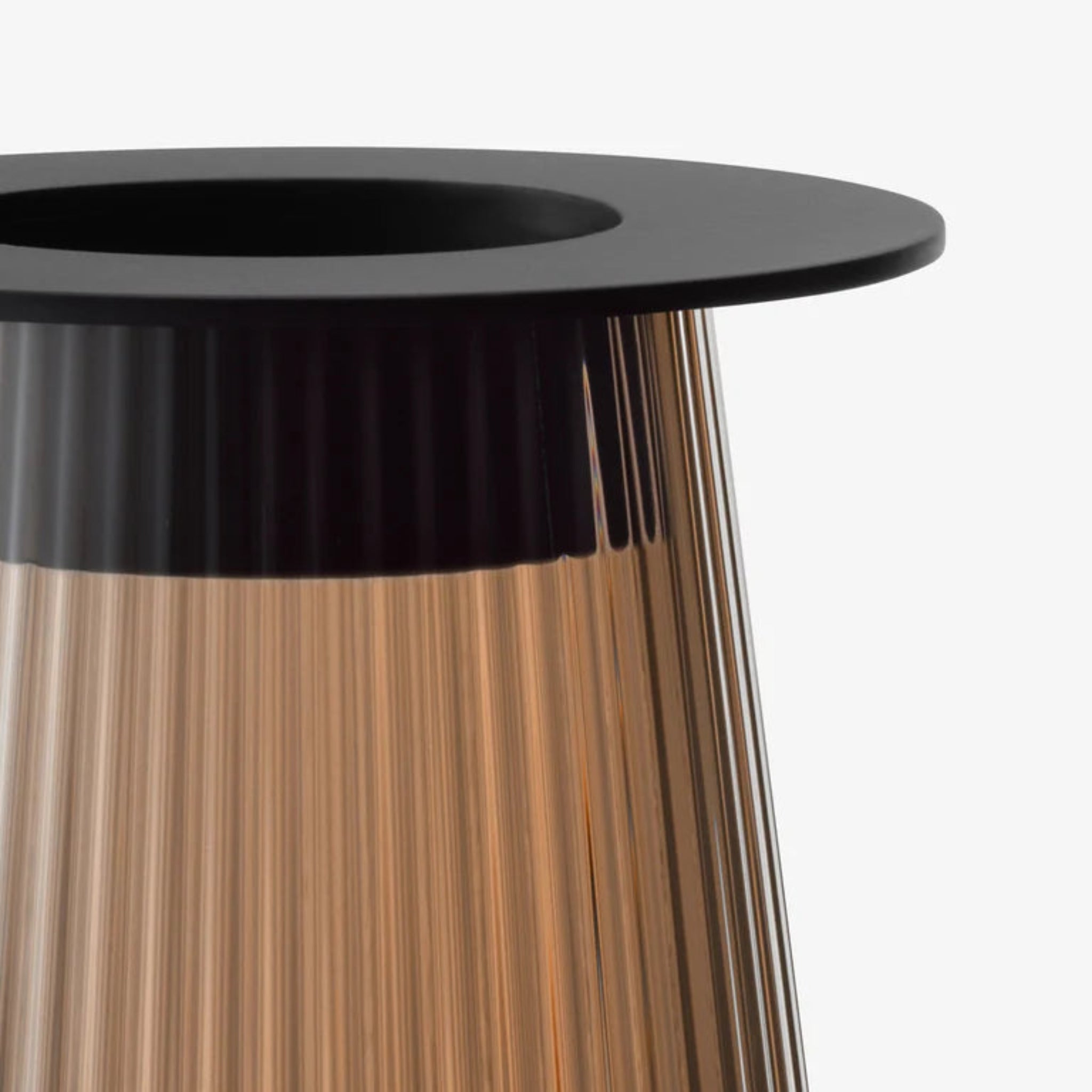 LSA Beacon Lantern/Vase Black 14CM - Beacon Lantern/Vase Taupe/Jet Black 14CM Sterling Home 2