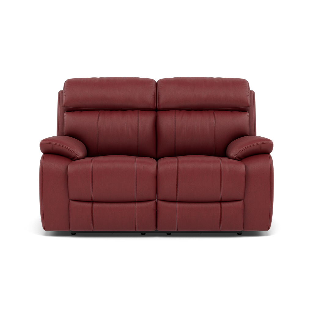 Galaxy 2 Seater Recliner Sofa - 2 Seater 2 Power Recliners Cat 25S - Power Recliner Sterling Home 15 NCS-854C RUSTIC RED