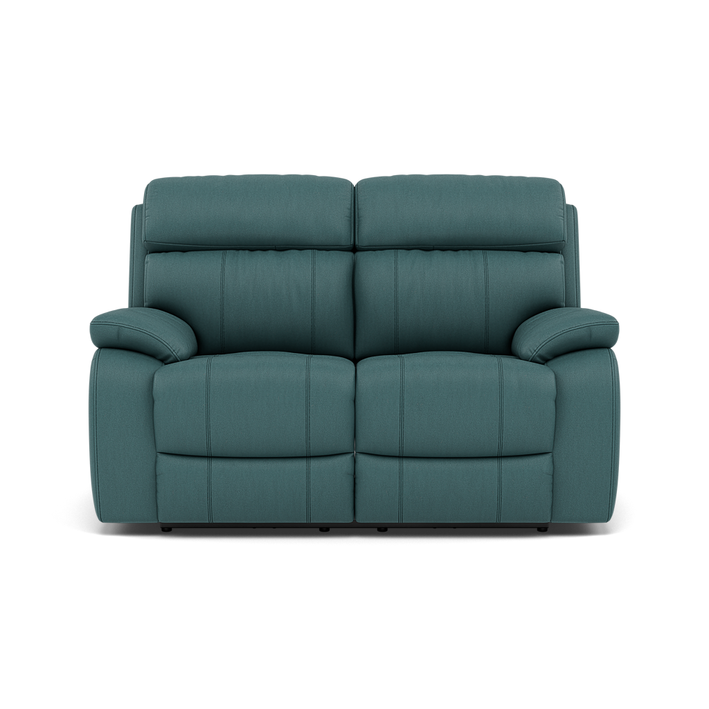 Galaxy 2 Seater Recliner Sofa - 2 Seater 2 Power Recliners Cat 25S - Power Recliner Sterling Home 16 NCS-301E LAKE GREEN