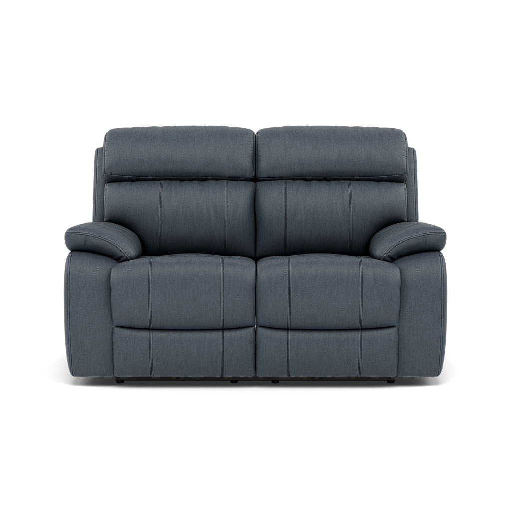 Galaxy 2 Seater Recliner Sofa - 2 Seater 2 Power Recliners Cat 25S - Power Recliner Sterling Home 13 NCS-313E OCEAN BLUE