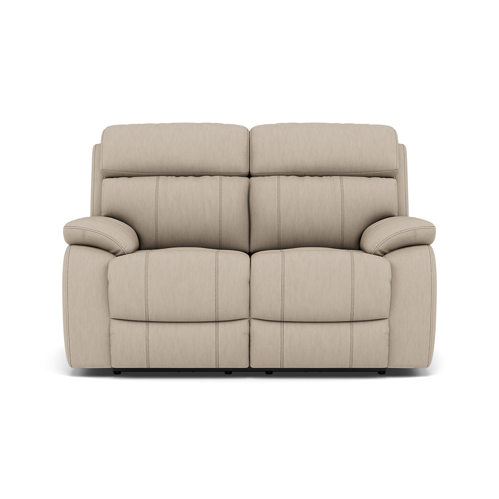 Galaxy 2 Seater Recliner Sofa - 2 Seater 2 Power Recliners Cat 25S - Power Recliner Sterling Home 9 NCS-039C PEBBLE