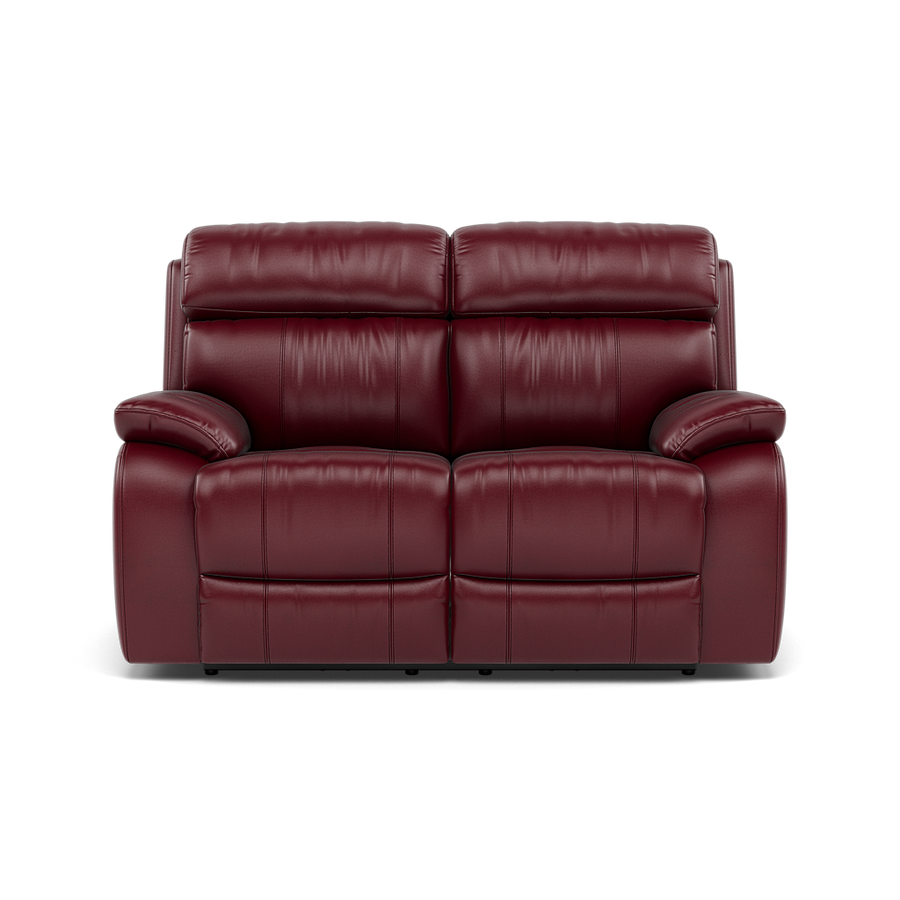Galaxy 2 Seater Recliner Sofa - 2 Seater Sofa 2 Manual Recliners Cat 20S - Manual Recliner Sterling Home BVS-035C DEEP RED 1