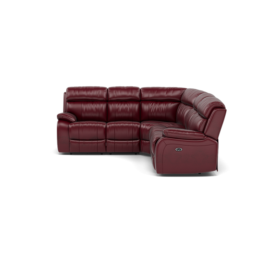 Galaxy Corner Recliner Sofa - Combination 3 2 Corner 2 with 2 Power Recliners Cat 20S Sterling Home BVS-035C DEEP RED 1