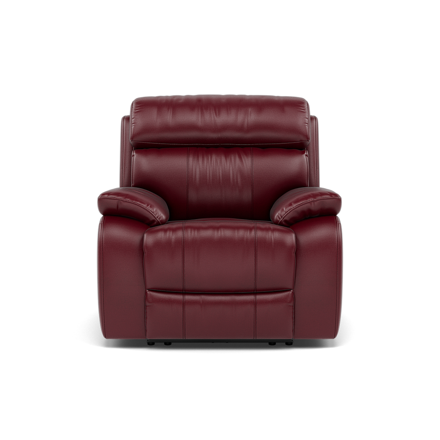 Galaxy Recliner Armchair - Manual Recliner Chair Cat 20S - Manual Recliner Sterling Home BVS-035C DEEP RED 1