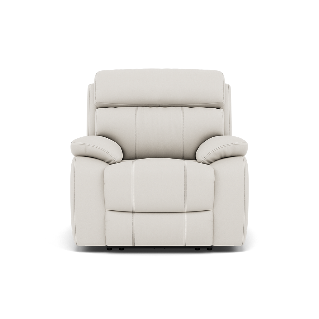 Galaxy Recliner Armchair - Manual Recliner Chair Cat 25S - Manual Recliner Sterling Home 1 NCS-744D STAR WHITE
