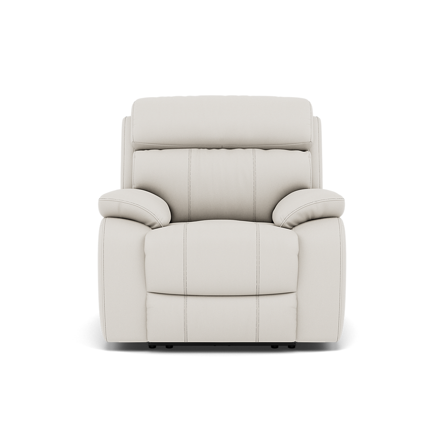 Galaxy Recliner Armchair - Manual Recliner Chair Cat 25S - Manual Recliner Sterling Home 1 NCS-744D STAR WHITE