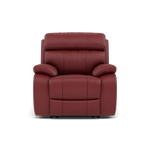 Galaxy Recliner Armchair - Manual Recliner Chair Cat 25S - Manual Recliner Sterling Home 15 NCS-854C RUSTIC RED