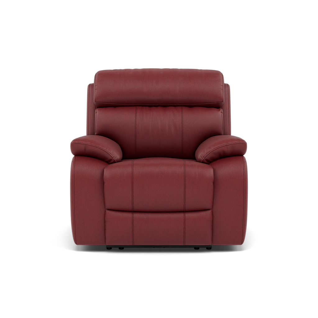 Galaxy Recliner Armchair - Manual Recliner Chair Cat 25S - Manual Recliner Sterling Home 15 NCS-854C RUSTIC RED
