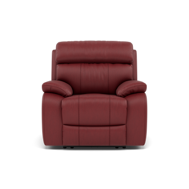 Galaxy Recliner Armchair - Manual Recliner Chair Cat 25S - Manual Recliner Sterling Home 15 NCS-854C RUSTIC RED