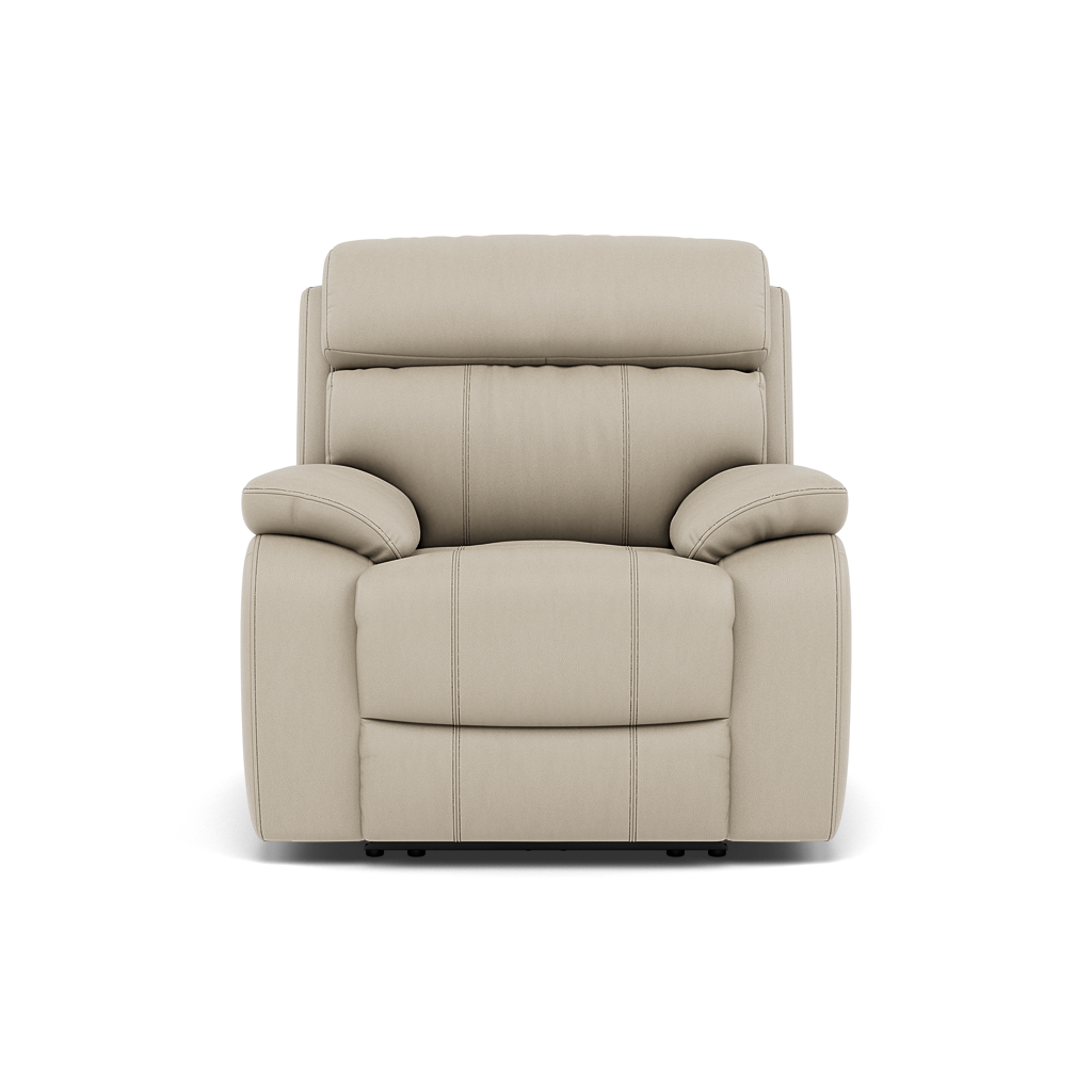Galaxy Recliner Armchair - Manual Recliner Chair Cat 25S - Manual Recliner Sterling Home 4 NCS-041E SILVER GREY
