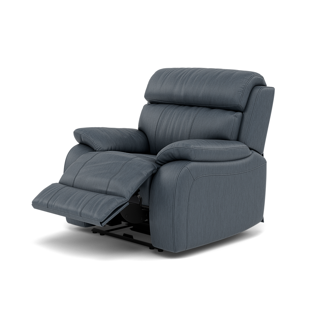 Galaxy Recliner Armchair - Manual Recliner Chair Cat 25S - Manual Recliner — NCS-313E OCEAN BLUE, gallery image 3
