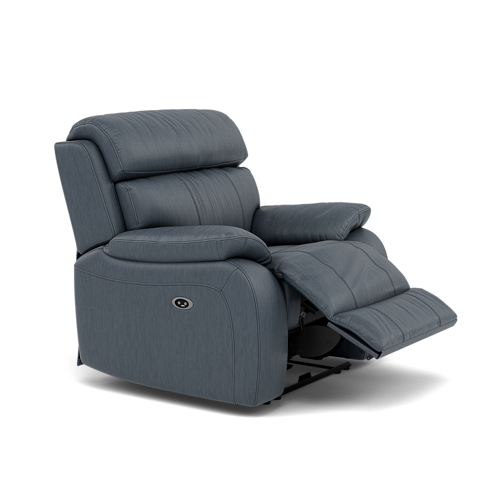 Galaxy Recliner Armchair - Manual Recliner Chair Cat 25S - Manual Recliner — NCS-313E OCEAN BLUE, gallery image 1