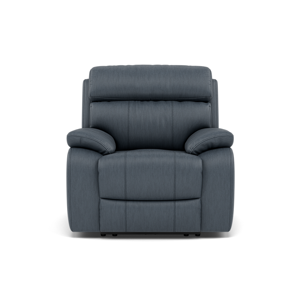 Galaxy Recliner Armchair - Manual Recliner Chair Cat 25S - Manual Recliner Sterling Home 13 NCS-313E OCEAN BLUE