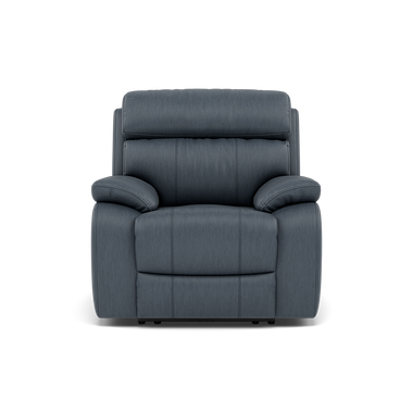 Galaxy Recliner Armchair - Manual Recliner Chair Cat 25S - Manual Recliner Sterling Home 13 NCS-313E OCEAN BLUE
