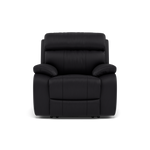 Galaxy Recliner Armchair - Manual Recliner Chair Cat 25S - Manual Recliner Sterling Home 12 NCS-023C BLACK