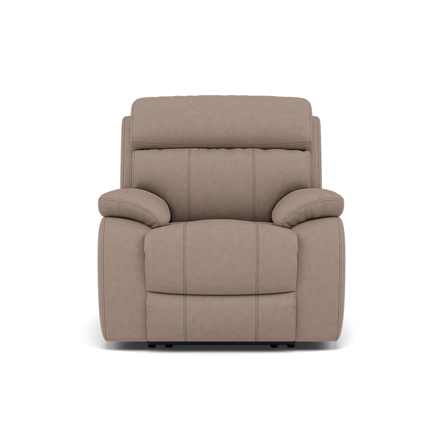 Galaxy Recliner Armchair - Manual Recliner Chair Fabric - Manual Recliner Sterling Home BFA-BLJ-946 SILVER GREY 2