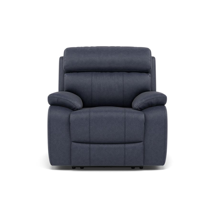 Galaxy Recliner Armchair - Power Recliner Chair Fabric - Power Recliner with USB Sterling Home 1 BFA-BLJ-08 PACIFIC BLUE