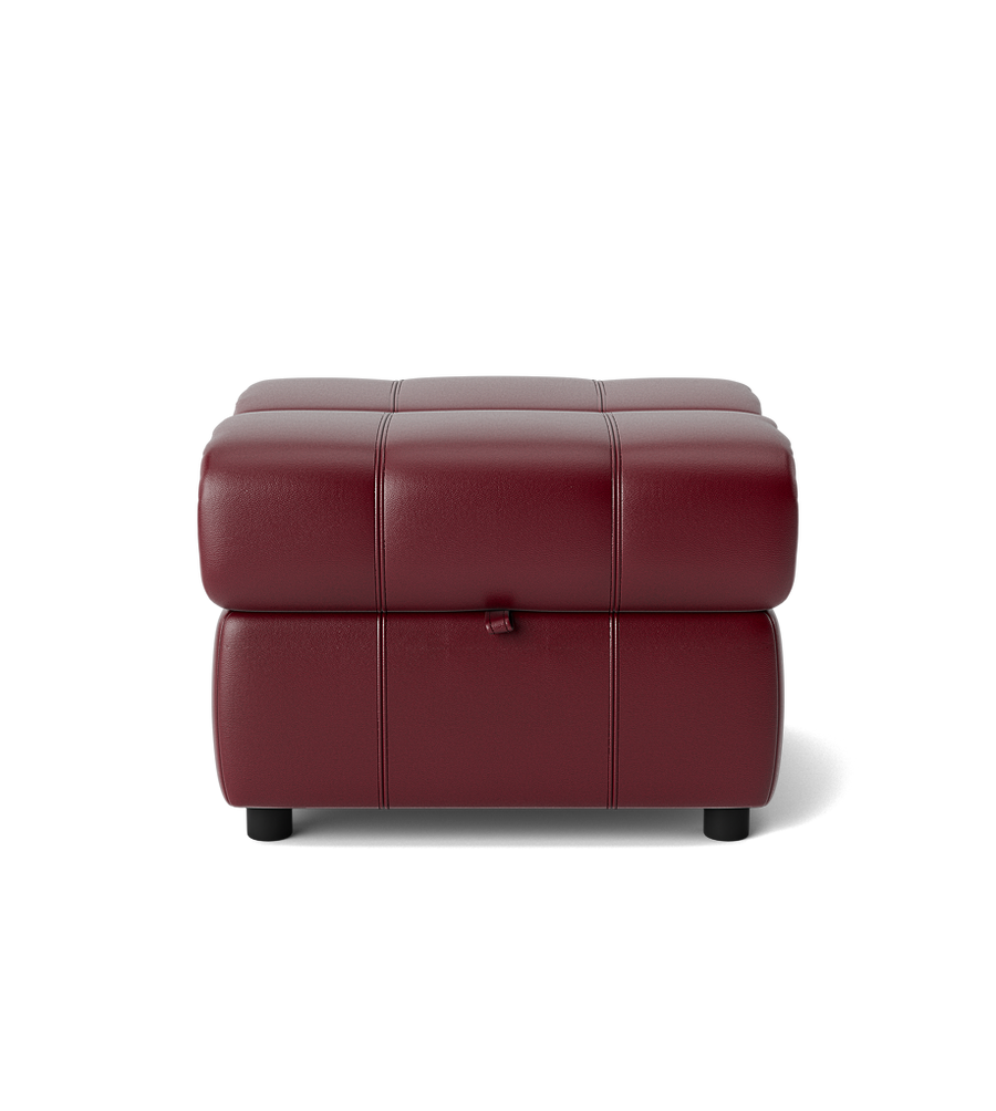 Galaxy Storage Footstool - Storage Foostool Cat 20S Footstools Sterling Home BVS-035C DEEP RED 1