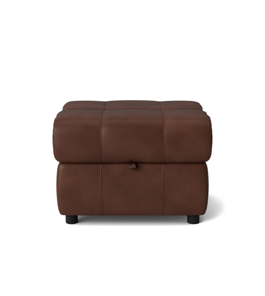 Galaxy Storage Footstool - Storage Foostool Cat 20S Footstools Sterling Home 15 TOS-195E HAZELNUT