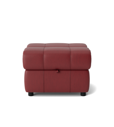 Galaxy Storage Footstool - Storage Foostool Cat 25S Footstools Sterling Home 15 NCS-854C RUSTIC RED