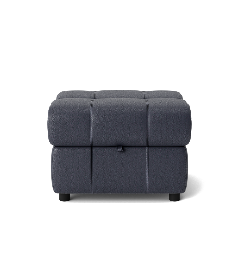 Galaxy Storage Footstool - Storage Foostool Cat 25S Footstools Sterling Home 14 NCS-036C NAVY BLUE