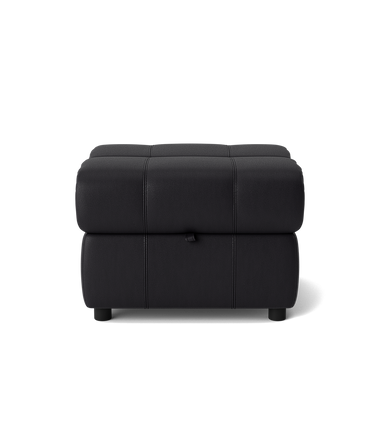 Galaxy Storage Footstool - Storage Foostool Cat 25S Footstools Sterling Home 12 NCS-023C BLACK
