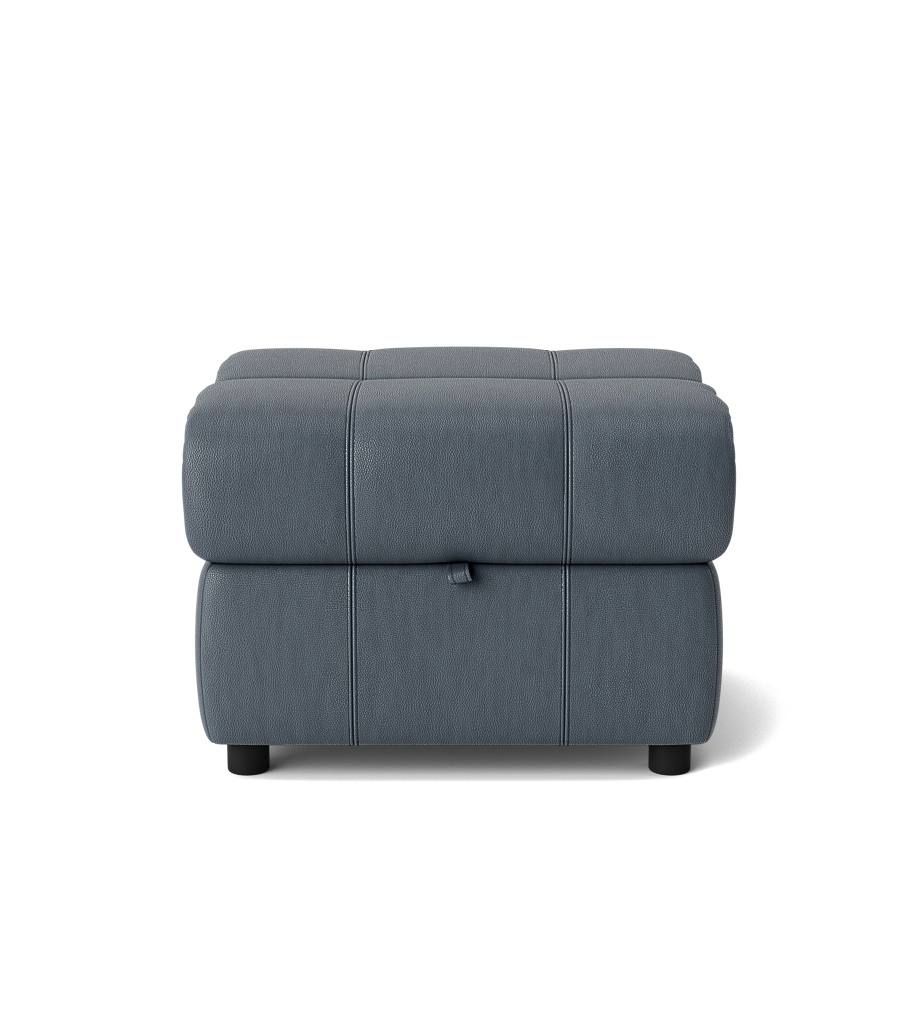 Galaxy Storage Footstool - Storage Foostool Cat 25S Footstools Sterling Home 13 NCS-313E OCEAN BLUE