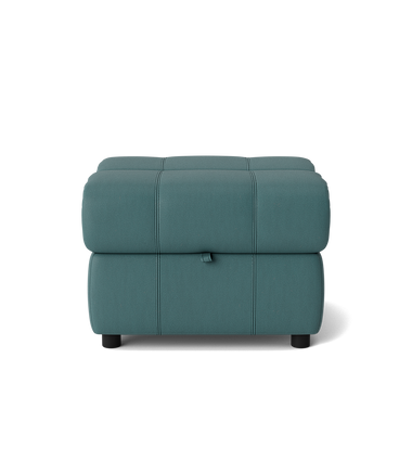 Galaxy Storage Footstool - Storage Foostool Cat 25S Footstools Sterling Home 16 NCS-301E LAKE GREEN