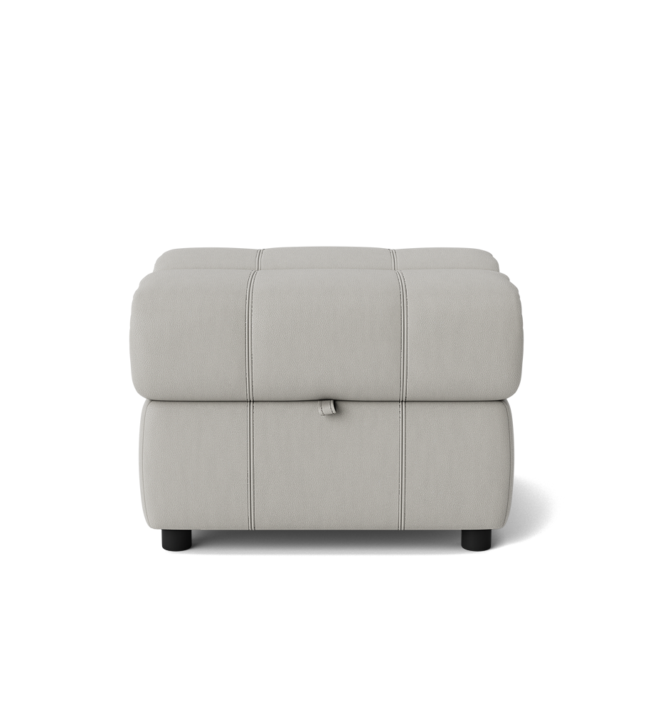 Galaxy Storage Footstool - Storage Foostool Cat 25S Footstools Sterling Home 5 NCS-251E GREY