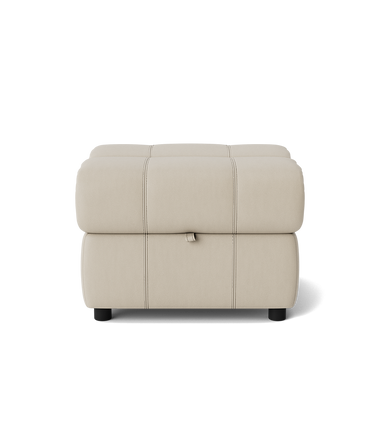 Galaxy Storage Footstool - Storage Foostool Cat 25S Footstools Sterling Home 4 NCS-041E SILVER GREY