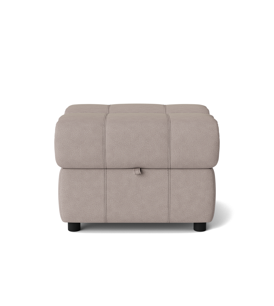 Galaxy Storage Footstool - Storage Foostool Fabric Footstools Sterling Home 3 BFA-BLJ-22 DOVE GREY