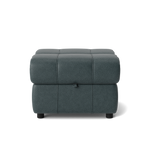 Galaxy Storage Footstool - Storage Foostool Fabric Footstools Sterling Home 9 BFA-BLJ-2047 LAKE GREEN
