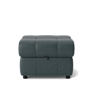 Galaxy Storage Footstool - Storage Foostool Fabric Footstools Sterling Home 9 BFA-BLJ-2047 LAKE GREEN