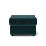 Galaxy Storage Footstool - Storage Foostool Fabric Footstools Sterling Home 16 FAB-MEG-36 LAKE GREEN