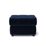 Galaxy Storage Footstool - Storage Foostool Fabric Footstools Sterling Home 15 FAB-MEG-28 NAVY