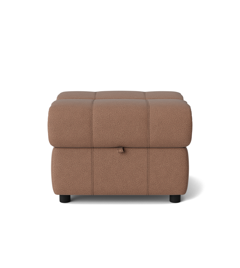 Galaxy Storage Footstool - Storage Foostool Fabric Footstools Sterling Home 6 BFA-BLJ-04 TOBACCO